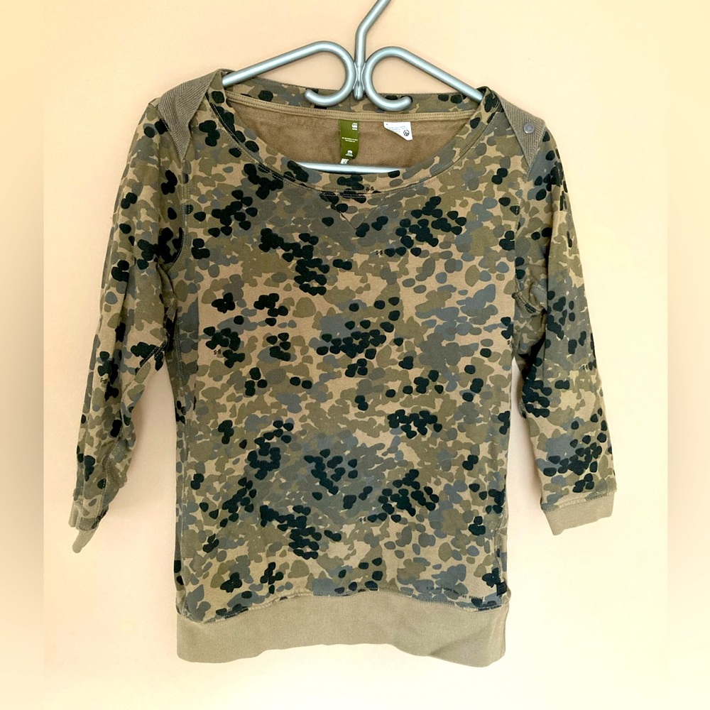 G-star Raw camouflage print sweater - size M